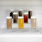 Organizador Multinivel Clear Transparente 29cm - Ela Decora